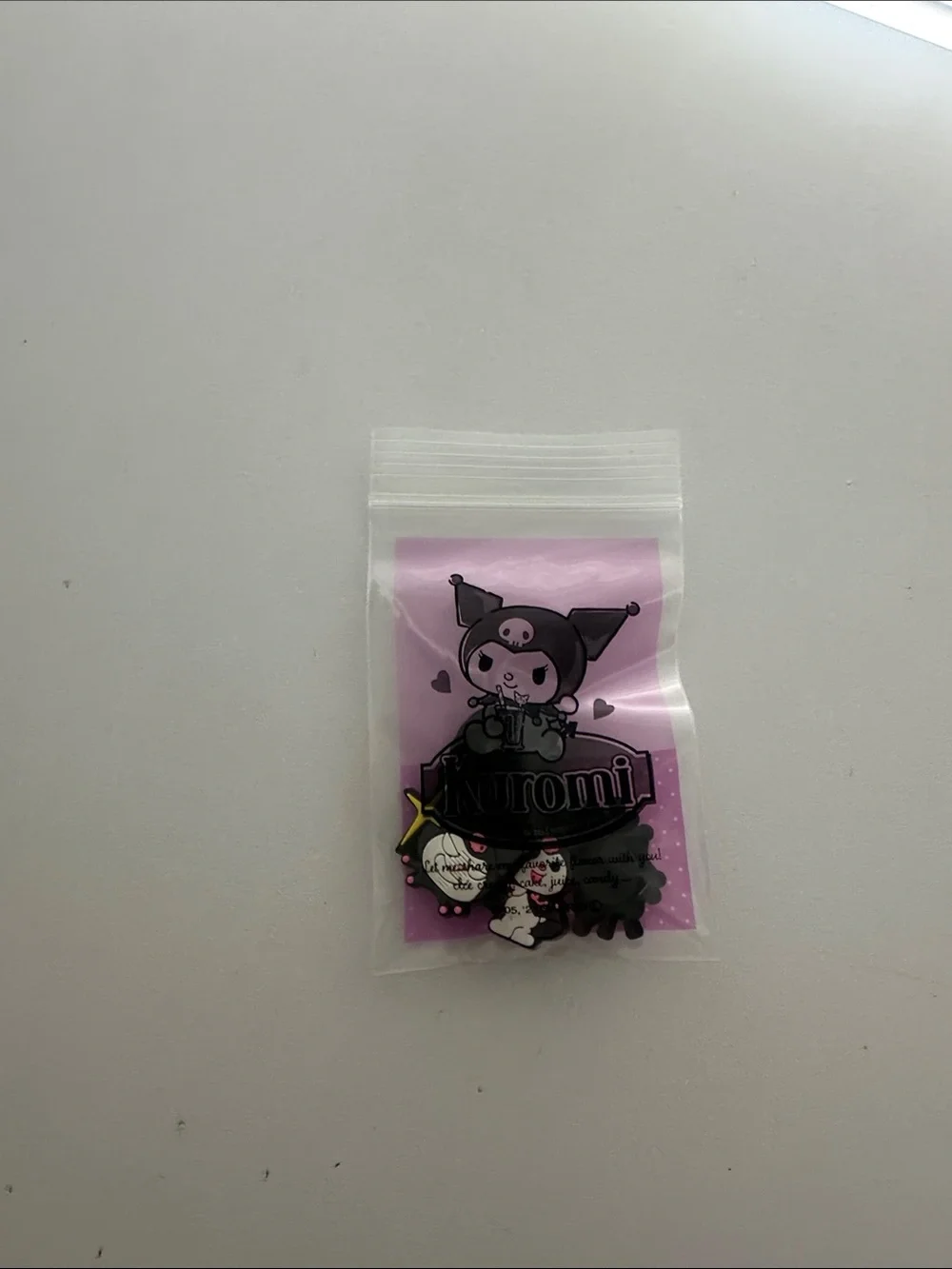 Sanrio Kuromi Black Pink Purple Charms Set of 4